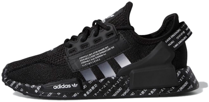 (Youth) adidas NMD_R1 V2 J 'Script - Black' GX1123 Buy (Youth) adidas NMD_R1 V2 J 'Script - Black' GX1123