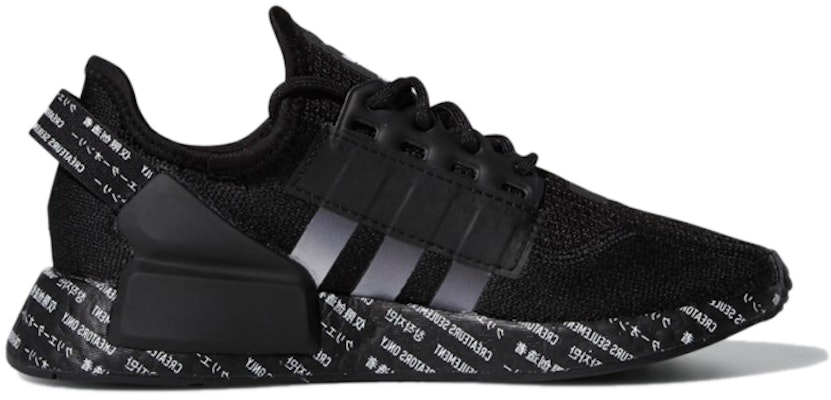 (Youth) adidas NMD_R1 V2 J 'Script - Black' GX1123 Order (Youth) adidas NMD_R1 V2 J 'Script - Black' GX1123