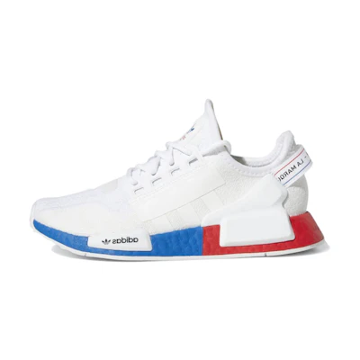(Youth) adidas NMD_R1 V2 J 'White Lush Red Blue'