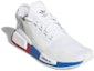 Order (JR) 아디다스 NMD_R1 V2 J '화이트 루쉬 레드 블루' FX4150