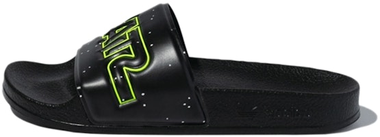 (Youth) adidas Originals Adilette J Slides 'Black' FX6352 (Youth) adidas Originals Adilette J Slides 'Black' FX6352