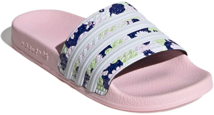(Youth) adidas originals Adilette Lite Slide 'Light Pink Floral' GZ3692 Lookbook (Youth) adidas originals Adilette Lite Slide 'Light Pink Floral' GZ3692