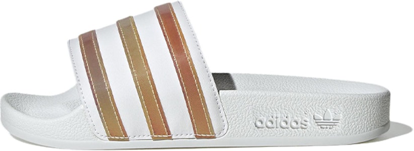 (Youth) adidas Originals Adilette Slides 'Cloud White Multicolor' HQ8547 Buy (Youth) adidas Originals Adilette Slides 'Cloud White Multicolor' HQ8547