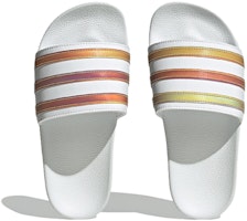 (Youth) adidas Originals Adilette Slides 'Cloud White Multicolor' HQ8547 Shop (Youth) adidas Originals Adilette Slides 'Cloud White Multicolor' HQ8547