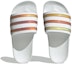 Shop (Youth) adidas Originals Adilette Slides 'Cloud White Multicolor' HQ8547
