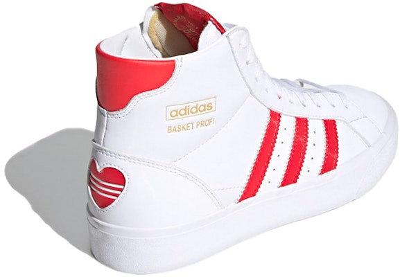 (JR) adidas Originals Basket Profi J Kasut Putih/Merah FZ0647 Shop (JR) adidas Originals Basket Profi J Kasut Putih/Merah FZ0647
