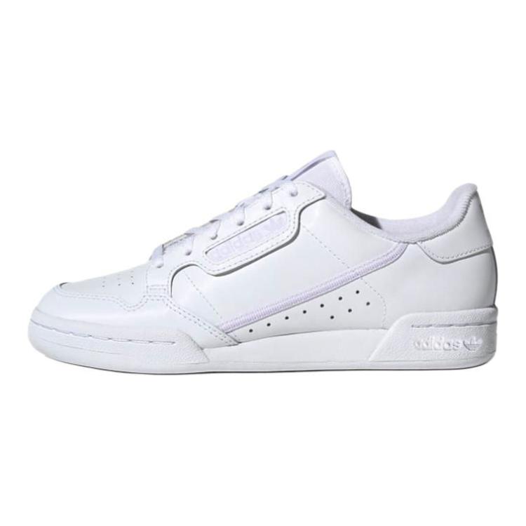 (Youth) adidas originals Continental 80 J 'White Purple' EF5114