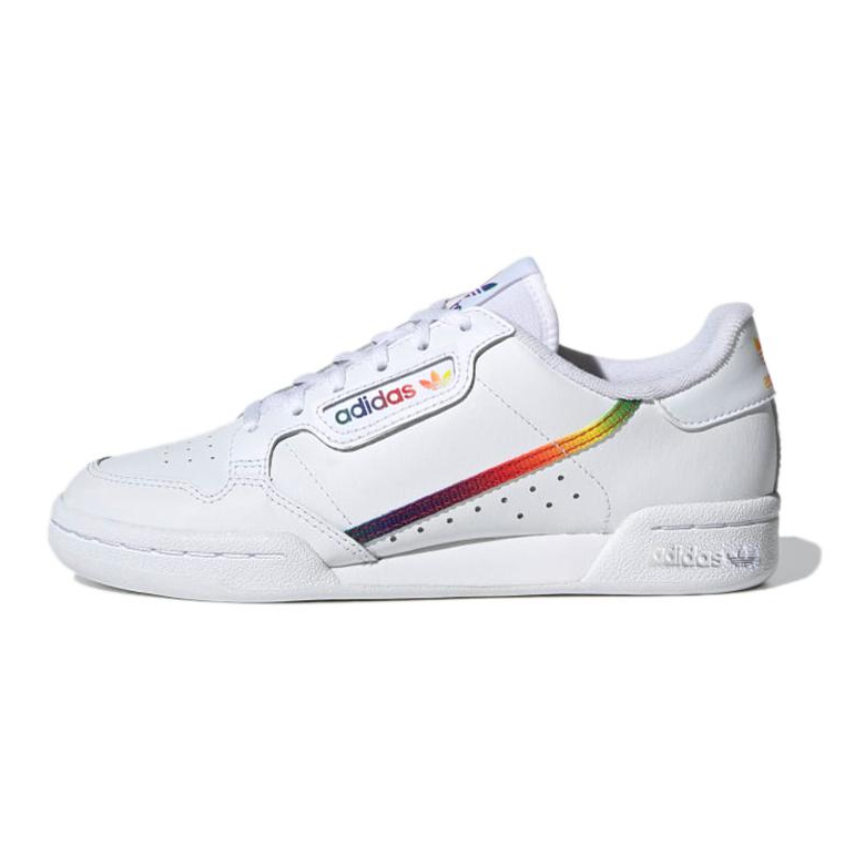 (Youth) adidas originals Continental 80 J 'White Red Yellow' EG8976