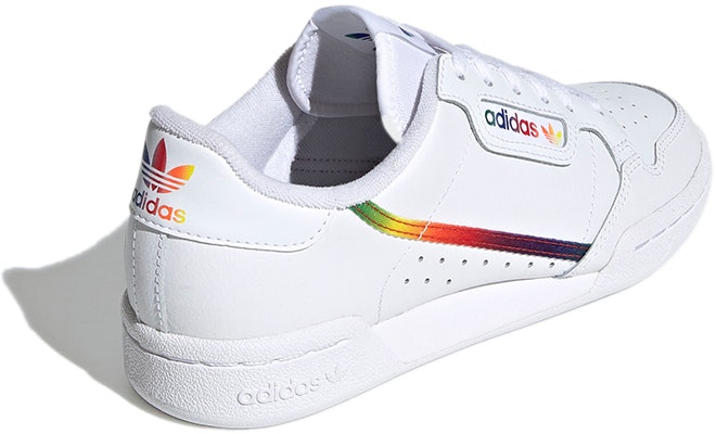 大童 adidas Originals Continental 80 J 低帮 兒童板鞋 白紅黃 Shop 大童 adidas Originals Continental 80 J 低帮 兒童板鞋 白紅黃