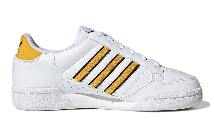 (Youth) adidas Originals Continental 80 J 'White Yellow' 圖 2
