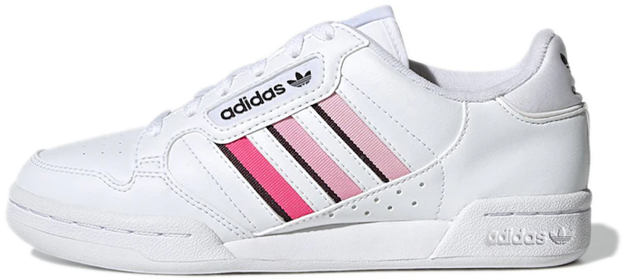 (Youth) adidas originals Continental 80 Stripes 'White Light Pink' GZ7037 Buy (Youth) adidas originals Continental 80 Stripes 'White Light Pink' GZ7037