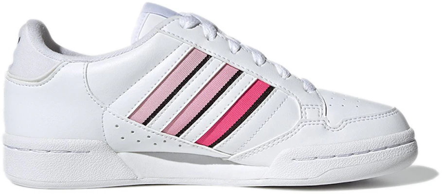 (Youth) adidas originals Continental 80 Stripes 'White Light Pink' GZ7037 Order (Youth) adidas originals Continental 80 Stripes 'White Light Pink' GZ7037