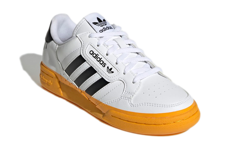 Lookbook (JR) 阿迪达斯三叶草 Continental 80 条纹 '白黑金' GY8135