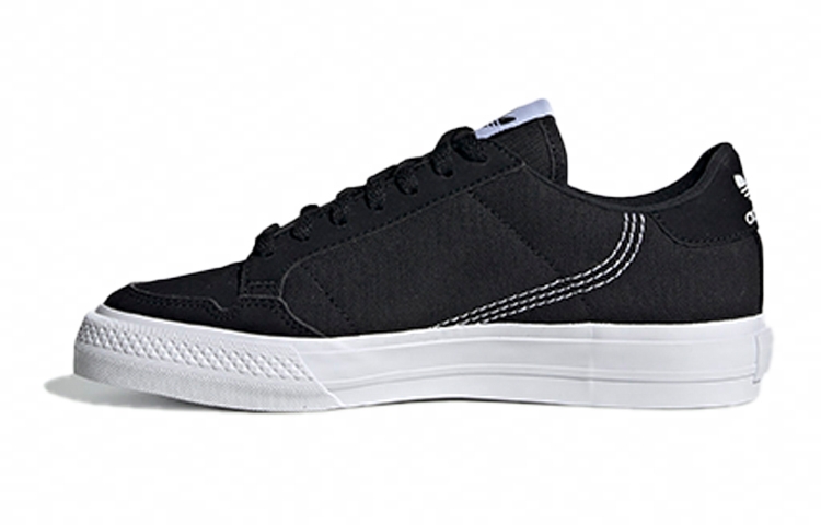 (Youth) adidas originals Continental Vulc J 'Black White' EF9451