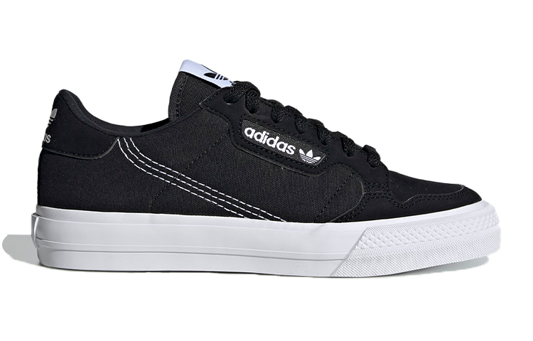 Order (Youth) adidas originals Continental Vulc J 'Black White' EF9451