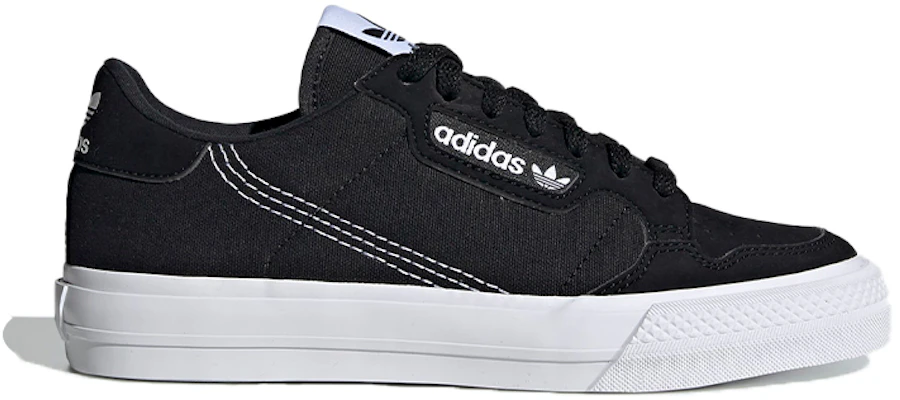 (Youth) adidas originals Continental Vulc J 'Black White' EF9451 Order (Youth) adidas originals Continental Vulc J 'Black White' EF9451