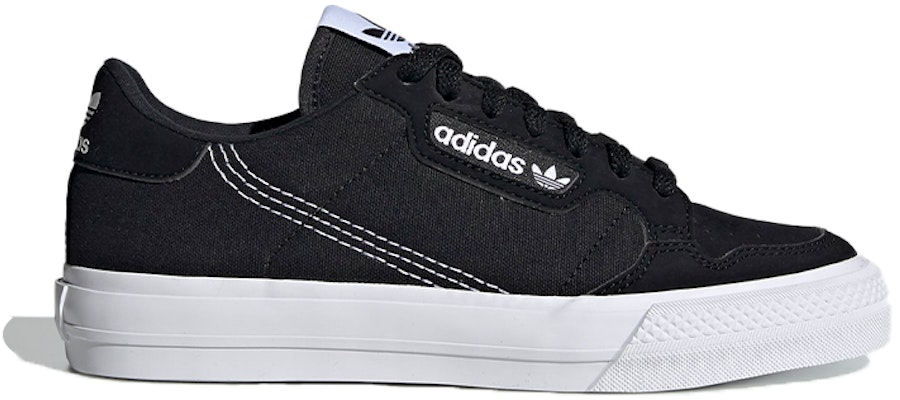 (PS) adidas Originals Continental Vulc J 'Negro Blanco' EF9451 Order (PS) adidas Originals Continental Vulc J 'Negro Blanco' EF9451