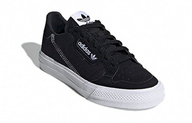 (PS) adidas Originals Continental Vulc J 'Negro Blanco' EF9451 Lookbook (PS) adidas Originals Continental Vulc J 'Negro Blanco' EF9451