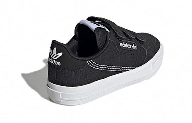 (PS) adidas Originals Continental Vulc J 'Negro Blanco' EF9451 Shop (PS) adidas Originals Continental Vulc J 'Negro Blanco' EF9451
