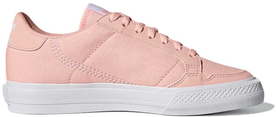 大童 adidas Originals Continental Vulc J 低幫 兒童板鞋 粉 Order 大童 adidas Originals Continental Vulc J 低幫 兒童板鞋 粉