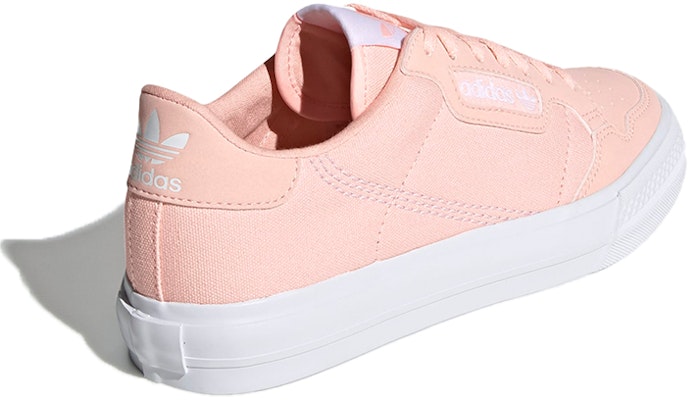 大童 adidas Originals Continental Vulc J 低幫 兒童板鞋 粉 Shop 大童 adidas Originals Continental Vulc J 低幫 兒童板鞋 粉