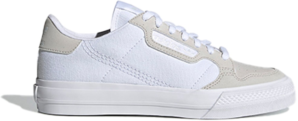 大童 adidas Originals Continental Vulc J 低幫 兒童板鞋 白灰 Order 大童 adidas Originals Continental Vulc J 低幫 兒童板鞋 白灰