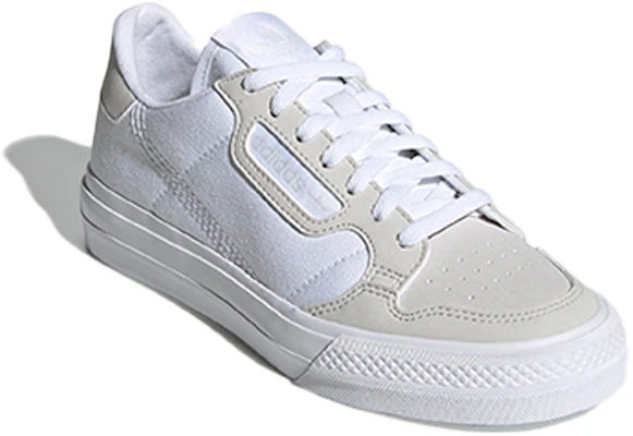(Youth) adidas originals Continental Vulc J 'White Grey' EF9449 Lookbook (Youth) adidas originals Continental Vulc J 'White Grey' EF9449