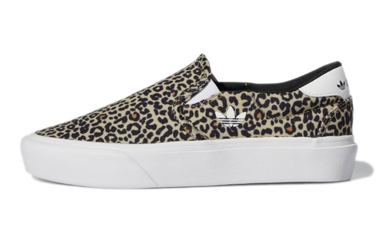 (Youth) adidas Originals Court Rallye Slip 'Leopard Print'