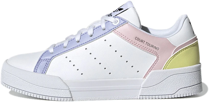 (JR) adidas Originals Court Tourino ''Blanc Violet Rose'' H00769 Buy (JR) adidas Originals Court Tourino ''Blanc Violet Rose'' H00769
