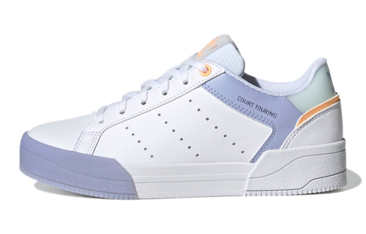 (Youth) adidas Originals Court Tourino 'White Purple' H00771