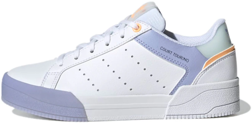 (JR) adidas Originals Court Tourino ''Blanc Violet'' H00771 Buy (JR) adidas Originals Court Tourino ''Blanc Violet'' H00771