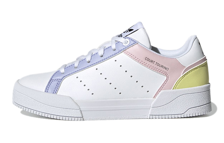 (Youth) adidas Originals Court Tourino 'White Purple Pink' H00769