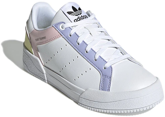 (JR) adidas Originals Court Tourino ''Blanc Violet Rose'' H00769 Lookbook (JR) adidas Originals Court Tourino ''Blanc Violet Rose'' H00769