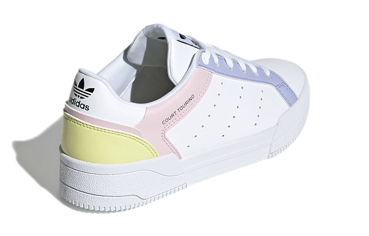 Shop (JR) 아디다스 오리지널 코트 투리노 '화이트 퍼플 핑크' H00769
