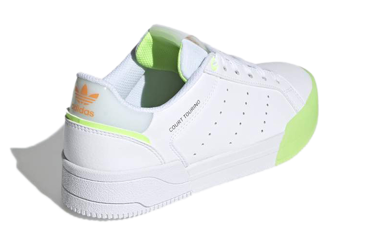 Shop (JR) adidas Originals Court Tourino J ''Blanc Vert'' H00770