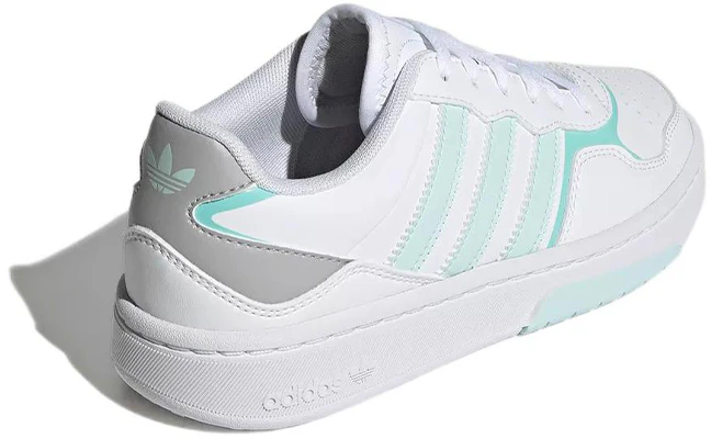 大童 adidas Originals Courtic 休閒 耐磨輕便 低幫 兒童板鞋 白綠 Shop 大童 adidas Originals Courtic 休閒 耐磨輕便 低幫 兒童板鞋 白綠