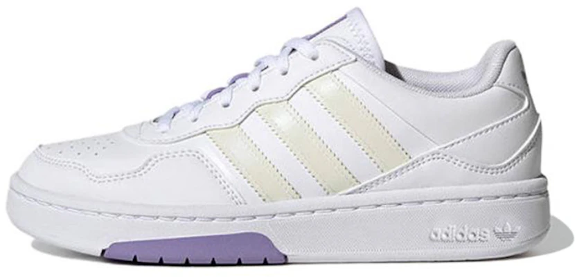 大童 adidas Originals Courtic J 休閒 防滑耐磨 低幫 兒童板鞋 白紫 Buy 大童 adidas Originals Courtic J 休閒 防滑耐磨 低幫 兒童板鞋 白紫