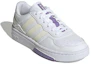 Lookbook 大童 adidas Originals Courtic J 休閒 防滑耐磨 低幫 兒童板鞋 白紫