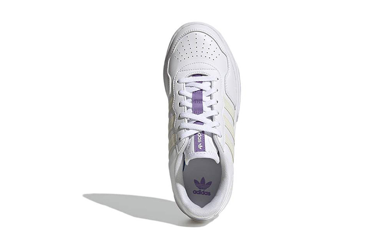 Purchase 大童 adidas Originals Courtic J 休閒 防滑耐磨 低幫 兒童板鞋 白紫