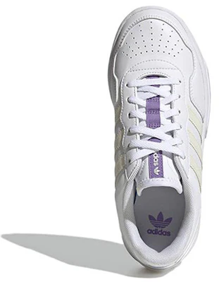 大童 adidas Originals Courtic J 休閒 防滑耐磨 低幫 兒童板鞋 白紫 Purchase 大童 adidas Originals Courtic J 休閒 防滑耐磨 低幫 兒童板鞋 白紫