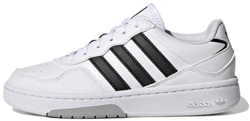 大童 adidas originals Courtic J 休閒 防滑耐磨 低筒 童鞋 板鞋 白黑 Buy 大童 adidas originals Courtic J 休閒 防滑耐磨 低筒 童鞋 板鞋 白黑