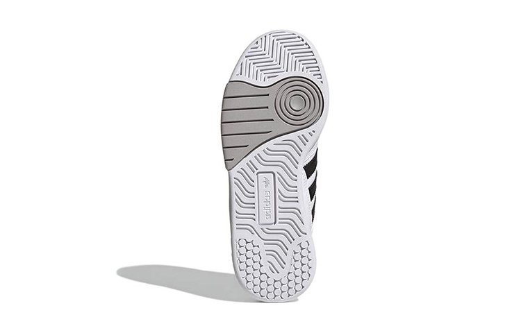 Details for 大童 adidas originals Courtic J 休閒 防滑耐磨 低筒 童鞋 板鞋 白黑
