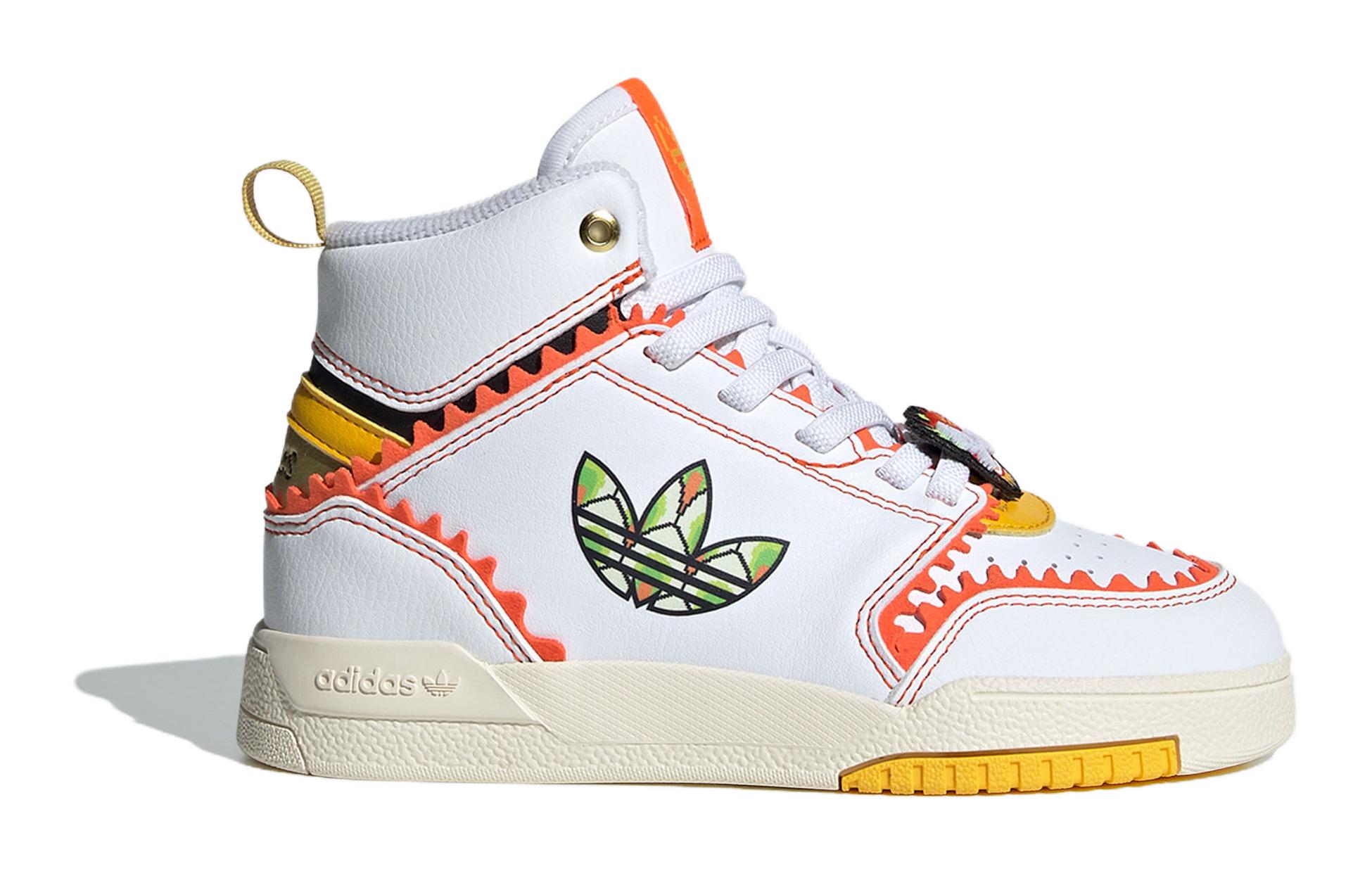 Order (JR) 阿迪达斯三叶草Drop Step EL C '白橙' IF9367