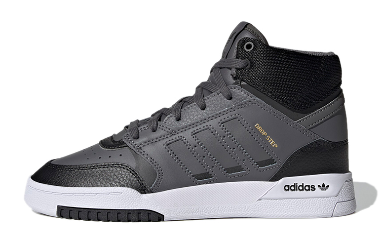 (Youth) adidas Originals Drop Step J 'Black Grey High-Top'