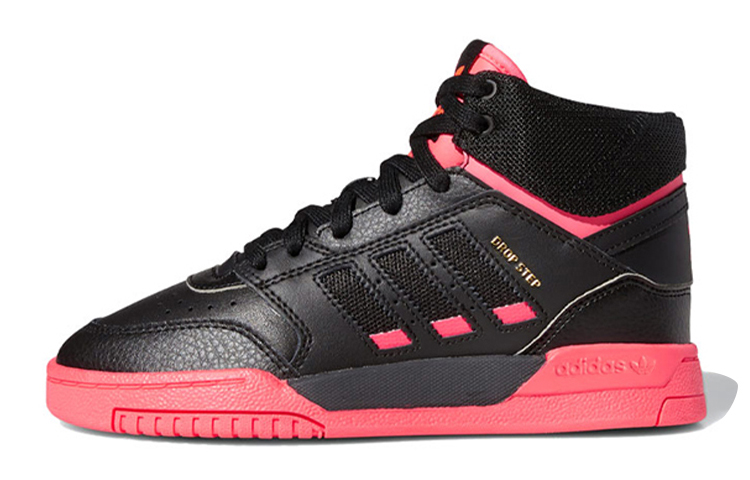 (Youth) adidas originals Drop Step J 'Black Pink' FV4890
