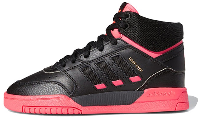 (Youth) adidas originals Drop Step J 'Black Pink' FV4890 Buy (Youth) adidas originals Drop Step J 'Black Pink' FV4890