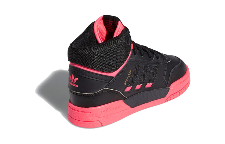 Shop (PS) アディダス ドロップステップJ 黒ピンク FV4890