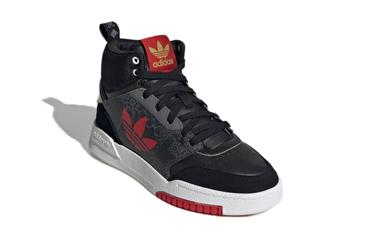 Lookbook (JR) アディダス ドロップステップ (黒/赤/白) GX6353