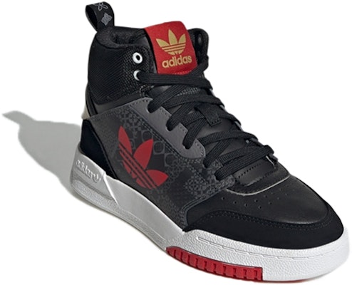 (JR) アディダス ドロップステップ (黒/赤/白) GX6353 Lookbook (JR) アディダス ドロップステップ (黒/赤/白) GX6353