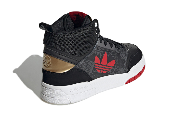 Shop (JR) アディダス ドロップステップ (黒/赤/白) GX6353